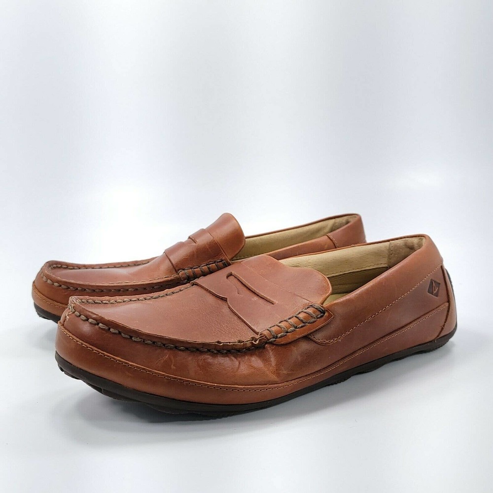 Sperry Top-Sider Hampden Casual Loafer Mens Size 8.5 Brown Leather